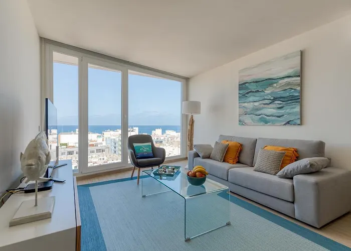 Elegant Living With Great Views Of Canteras 아파트 *